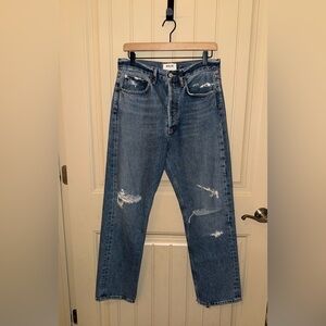 AGOLDE 90's Jean in Streamline Medium Wash Denim Size 27 Style A069B-1206